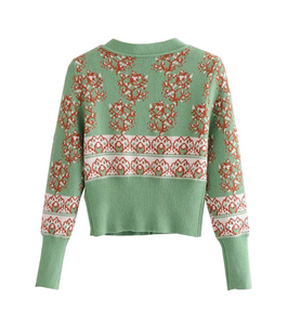 French Vintage Slimming Cardigan