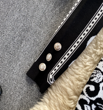 Vintage-Print Knitted Bodycon