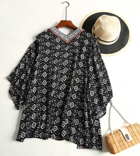 Geometric Patterned Kimono Cardigan