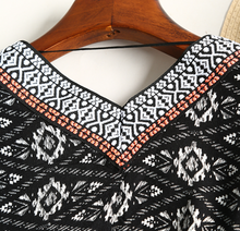 Geometric Patterned Kimono Cardigan