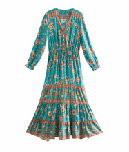 Floral Bohemian Midi Dress