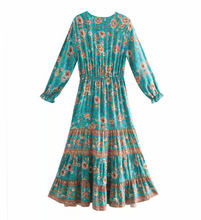 Floral Bohemian Midi Dress