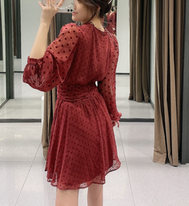 Tulle Polka-Dot Dress