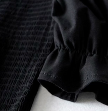 Square-Neck Puff-Sleeved Top