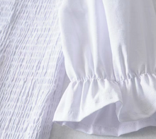 Square-Neck Puff-Sleeved Top