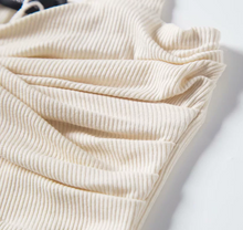 Ribbon-Tie Strap Knitted Top