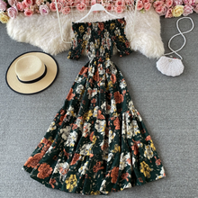 Smocked Floral Midi