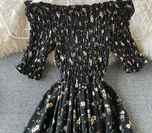 Smocked Floral Midi
