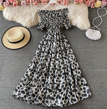 Smocked Floral Midi