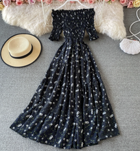 Smocked Floral Midi