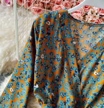 Long-sleeved Tiered Maxi Dress