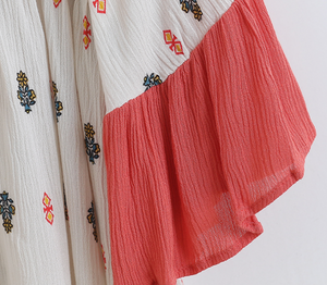 Printed Tassel Boho Top