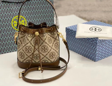 TB Monogram Bucket Bag