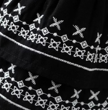 Cuff Embroidered Casual Top