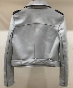Suede Zipper Biker Jacket