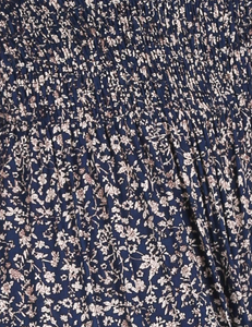 Smocked Floral Maxi Dress