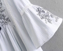 Lace Panelled Embroidered Tassel Top [Premium]