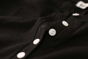 Buttoned Basic Maxi Dress
