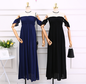 Off-Shoulder Bustier Maxi