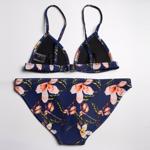 Floral Neoprene Bikini Set [Premium Quality]