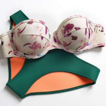Floral Neoprene Bikini Set [Premium Quality]