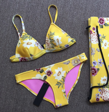 Floral Neoprene Bikini Set [Premium Quality]