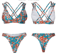 Floral Push-up/Thong Bikini Set