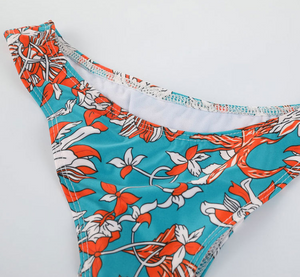 Floral Push-up/Thong Bikini Set