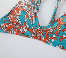 Floral Push-up/Thong Bikini Set