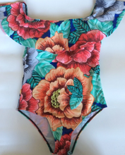 Flutter Off-Shoulder Swimsuit