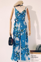 Oriental Floral Print Jumpsuit [BACKORDER]