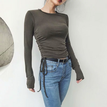 Ruched Sides Lycra Top [POPULAR]