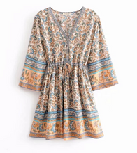 Bohemian Drawstring Dress
