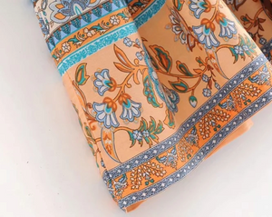 Bohemian Drawstring Dress