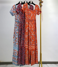 Retro-Print Low-Back Jumpsuit