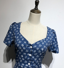 Puff-Sleeved Summer Midi
