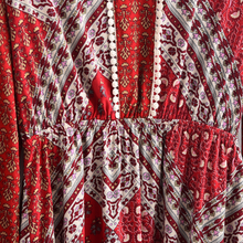 Bohemian Printed Shift Dress