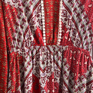 Bohemian Printed Shift Dress