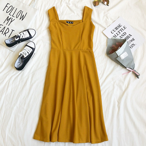 Basic Tank-Strap Midi Dress