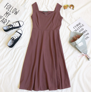 Basic Tank-Strap Midi Dress