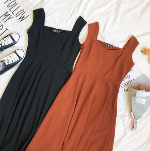 Basic Tank-Strap Midi Dress