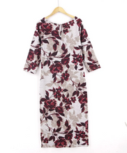 Floral-Print Knitted Midi Dress