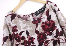 Floral-Print Knitted Midi Dress