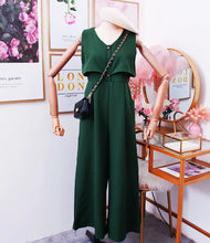 Faux Two-Piece Sleeveless Jumpsuit