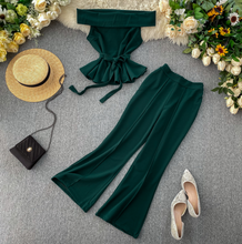 Two-Piece Peplum Jumpsuit