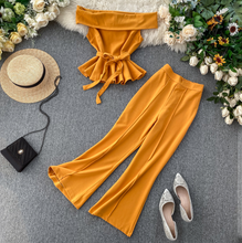 Two-Piece Peplum Jumpsuit