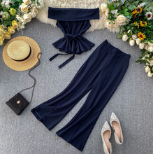 Two-Piece Peplum Jumpsuit