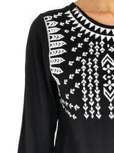 Embroidered U-Back Top