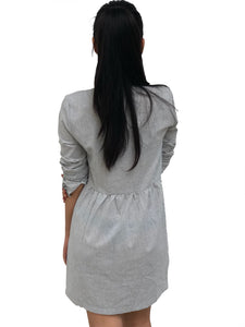 Embroidered Tassels Babydoll Dress