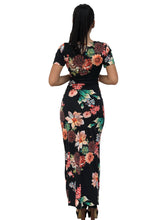 Floral Bodycon Slit Max/Midi [BACKORDER]
